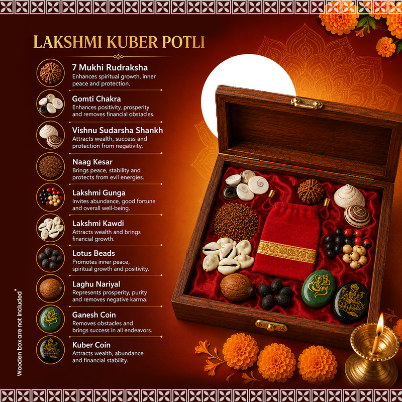 Lakshmi Kuber Potli for Wealth & Prosperity | Lakshmi Kuber Pooja Kit
