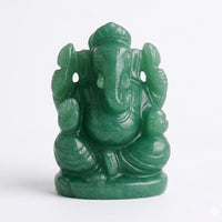 Lucky Ganpati Green Aventurine Idol – Attract Wealth, Luck & Positive Energy