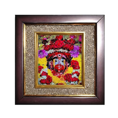 Maa Tara Pyrite Protection Frame – Spiritual Protection & Wealth Energy Decor