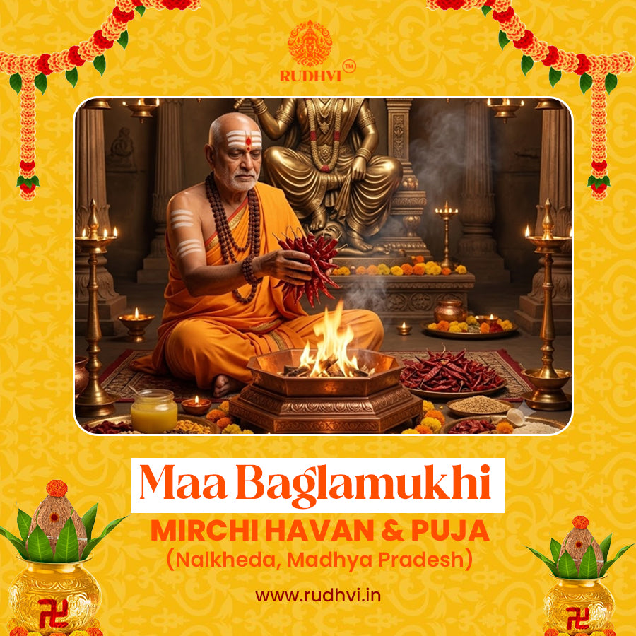 Maa Baglamukhi Mirchi Havan & Online Puja | Nalkheda Temple, Madhya Pradesh