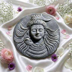 Mahadev Divine Aura Frame – Spiritual Wall Decor for Peace, Power & Positivity | Rudhvi