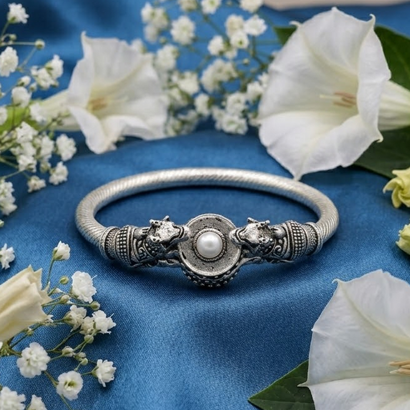 Mahadev Nandi Power Kada for Men | Shiva Protection Bracelet