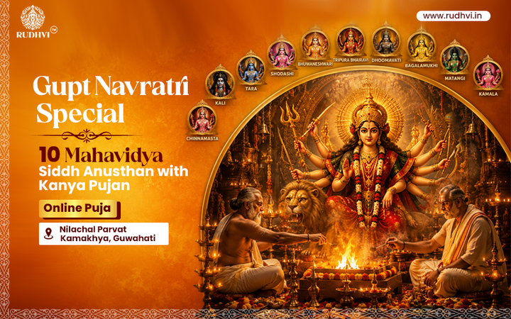 Gupt Navratri 10 Mahavidya Siddh Anusthan with Kanya Pujan | Online Puja