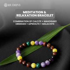 Meditation & Relaxation Bracelet – Stress Relief, Calmness & Emotional Balance | Rudhvi
