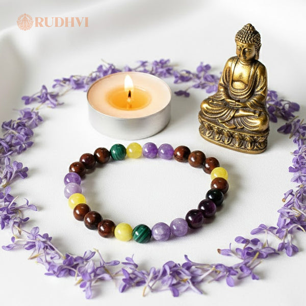 Meditation & Relaxation Bracelet – Stress Relief, Calmness & Emotional Balance | Rudhvi