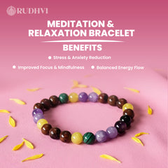 Meditation & Relaxation Bracelet – Stress Relief, Calmness & Emotional Balance | Rudhvi