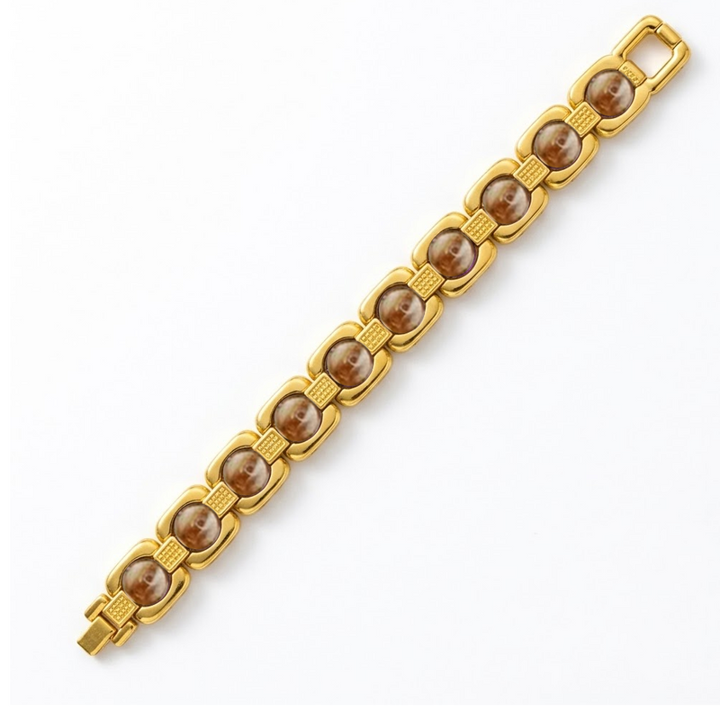 Citrine Bracelet for Wealth, Prosperity & Success | Metal Citrine Bracelet