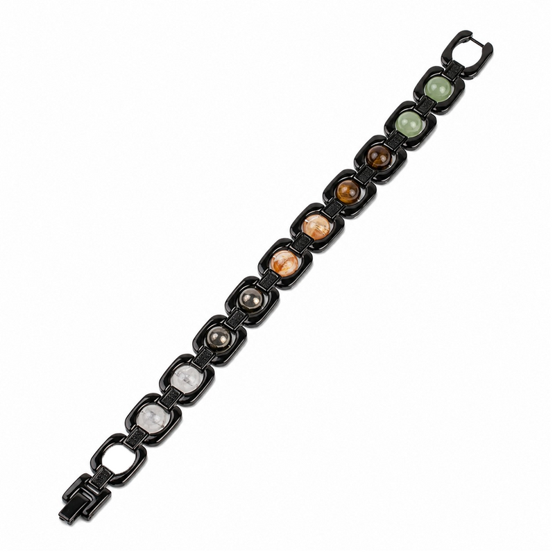 Metal Dhan Yog Bracelet – Black | Wealth, Money & Success