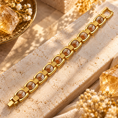 Citrine Bracelet for Wealth, Prosperity & Success | Metal Citrine Bracelet