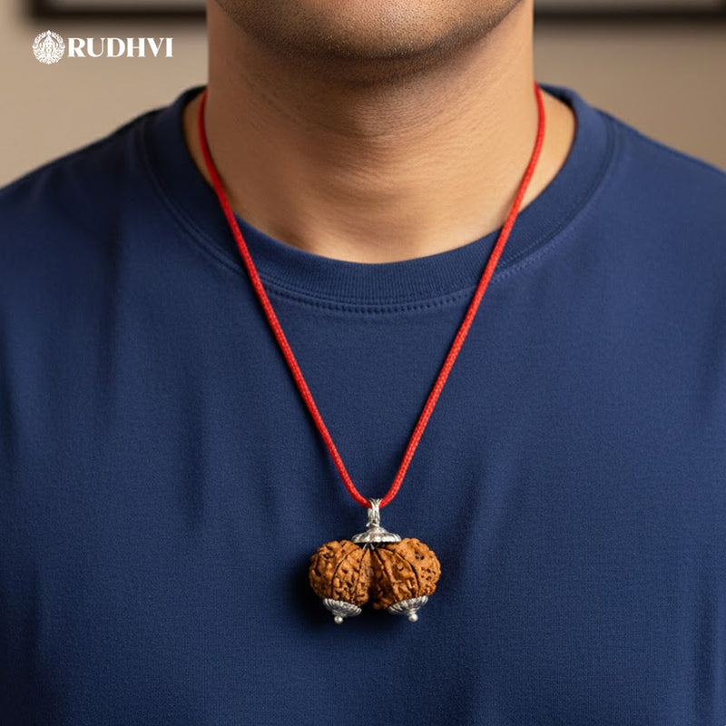 Nepali Gauri Shankar Rudraksha – Divine Union Bead for Harmony, Love & Spiritual Growth