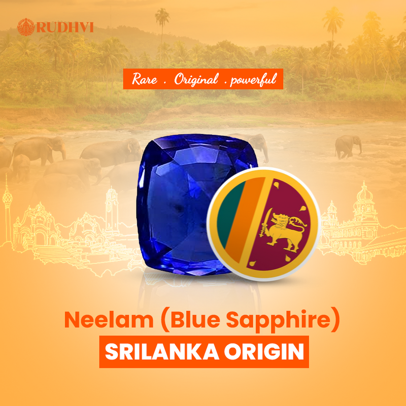 Natural Blue Sapphire (Neelam) Gemstone – Certified & Original