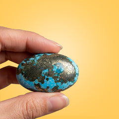 Natural Firoza Stone – Turquoise Crystal for Protection, Confidence & Prosperity
