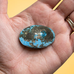 Natural Firoza Stone – Turquoise Crystal for Protection, Confidence & Prosperity