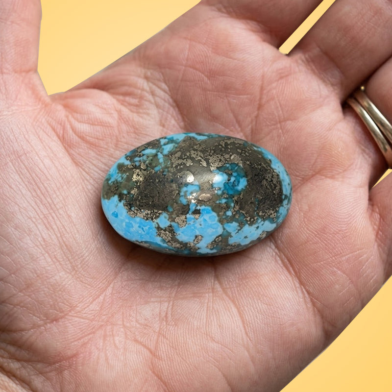 Natural Firoza Stone – Turquoise Crystal for Protection, Confidence & Prosperity