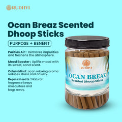 Ocean Breeze Scented Dhoop Sticks – Refreshing Aroma for Home, Puja & Meditation
