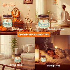 Ocean Breeze Scented Dhoop Sticks – Refreshing Aroma for Home, Puja & Meditation