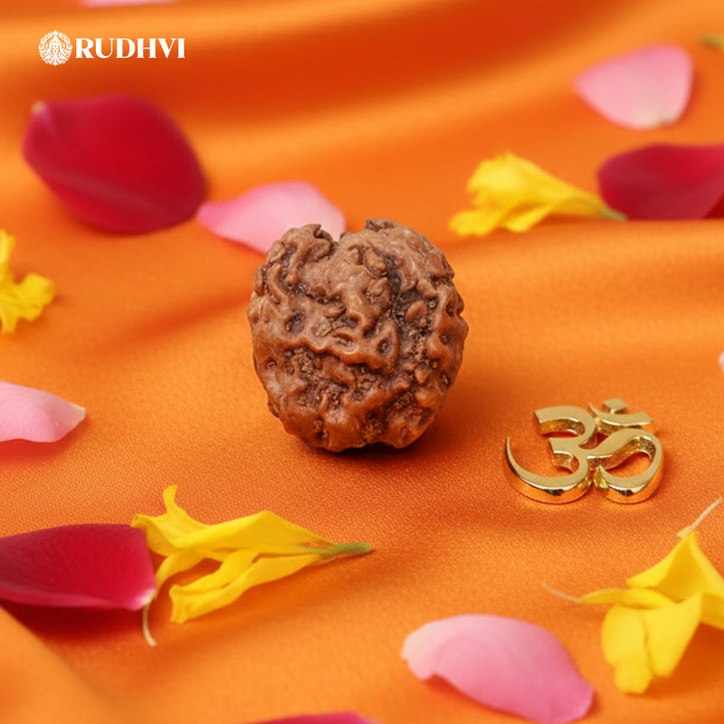 Nepali OM Rudraksha (Nepal Origin) – Sacred Shiva Energy Bead | Certified | Rudhvi