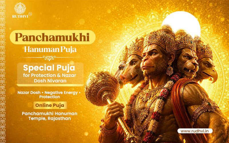 Panchmukhi Hanuman Puja Online | Nazar Dosh & Protection