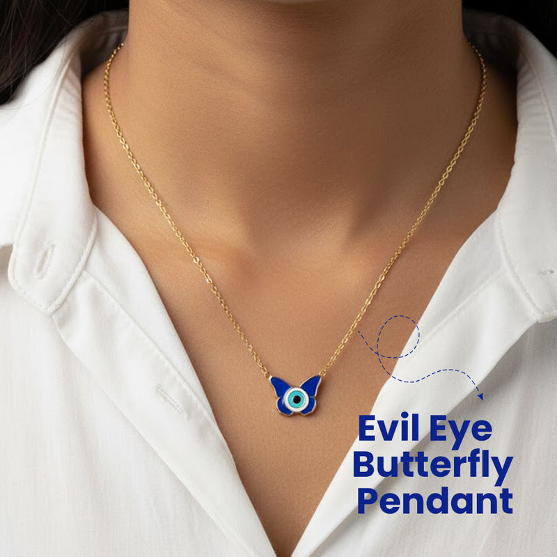 Close-up of Evil Eye pendant