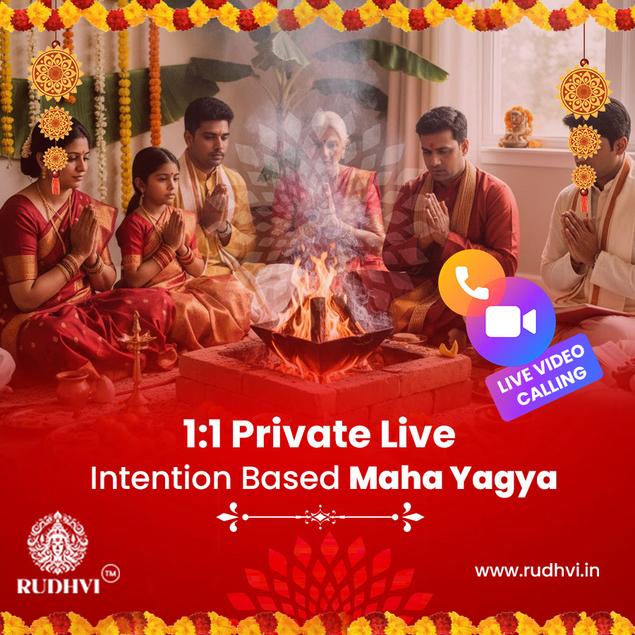 1:1 Private Live Intention Based Maha Yagya at Sacred Seedhi Peeth (4-5 Hours Ritual)