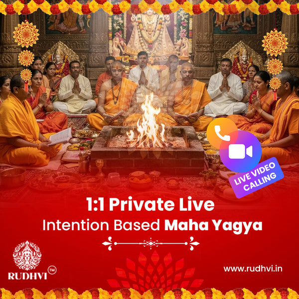 1:1 Private Live Intention Based Maha Yagya at Sacred Sidhi Peeth (4-5 Hours Ritual)
