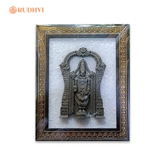 Pyrite Tirupati Balaji on Selenite Frame | Rudhvi™
