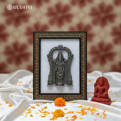 Pyrite Tirupati Balaji on Selenite Frame | Rudhvi™