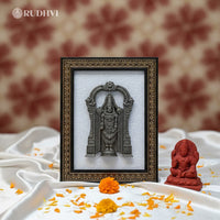Pyrite Tirupati Balaji on Selenite Frame | Rudhvi™