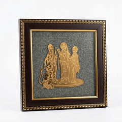 Ram Darbar Pyrite Frame – Family Harmony, Positivity & Prosperity | Rudhvi