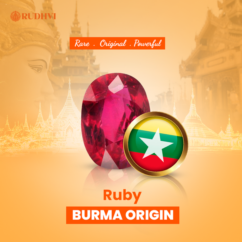 Natural Ruby (Manikya) Stone for Sun | Certified Original Gemstone