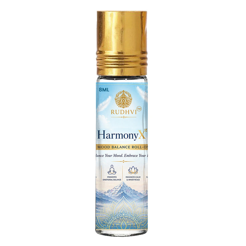 Mood Balance Roll-On for Calm & Stress Relief | HarmonyX Essential Oil Roll-On – Rudhvi
