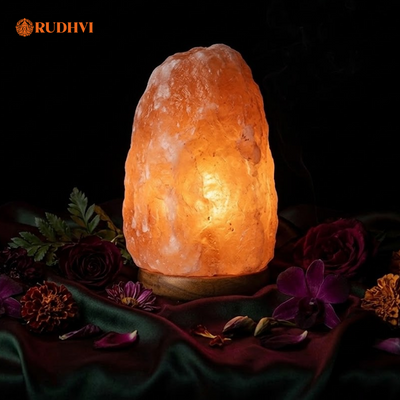 Rudhvi Himalayan Rock Salt Lamp – Natural Glow & Positive Energy Lamp
