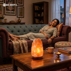Rudhvi Himalayan Rock Salt Lamp – Natural Glow & Positive Energy Lamp