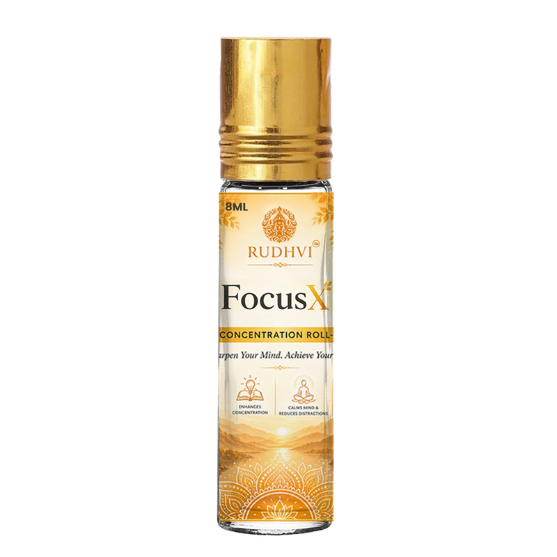 Concentration Roll On for Focus & Brain Clarity |  Rudhvi FocusX