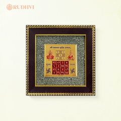 Rudhvi Vyapar Vriddhi Yantra on white background.