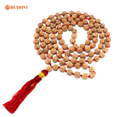 Rudraksha Jap Mala 108 Beads for Meditation, Peace & Spiritual Growth