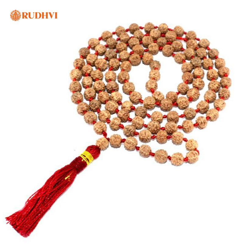 Rudraksha Jap Mala 108 Beads for Meditation, Peace & Spiritual Growth