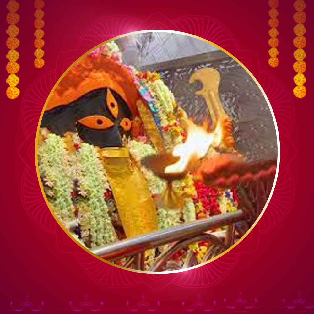 Devotees offering Kalighat Mandir Puja Rudhvi spiritual service Kolkata temple