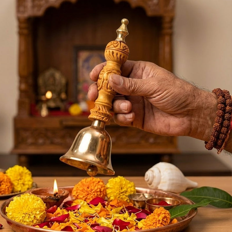 Subho Dhwani Kansa Puja Bell – Remove Negative Energy & Invite Divine Positivity