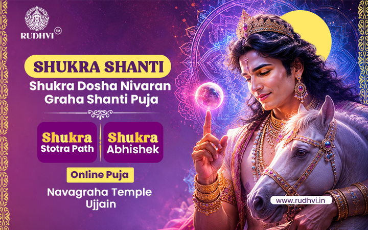 शुक्र शांति पूजा ऑनलाइन | शुक्र दोष निवारण पूजा | शुक्र ग्रह शांति पूजा