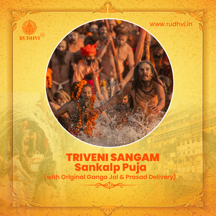 Triveni Sangam Sankalp Puja with Ganga Jal & Prasad Delivery – Prayagraj