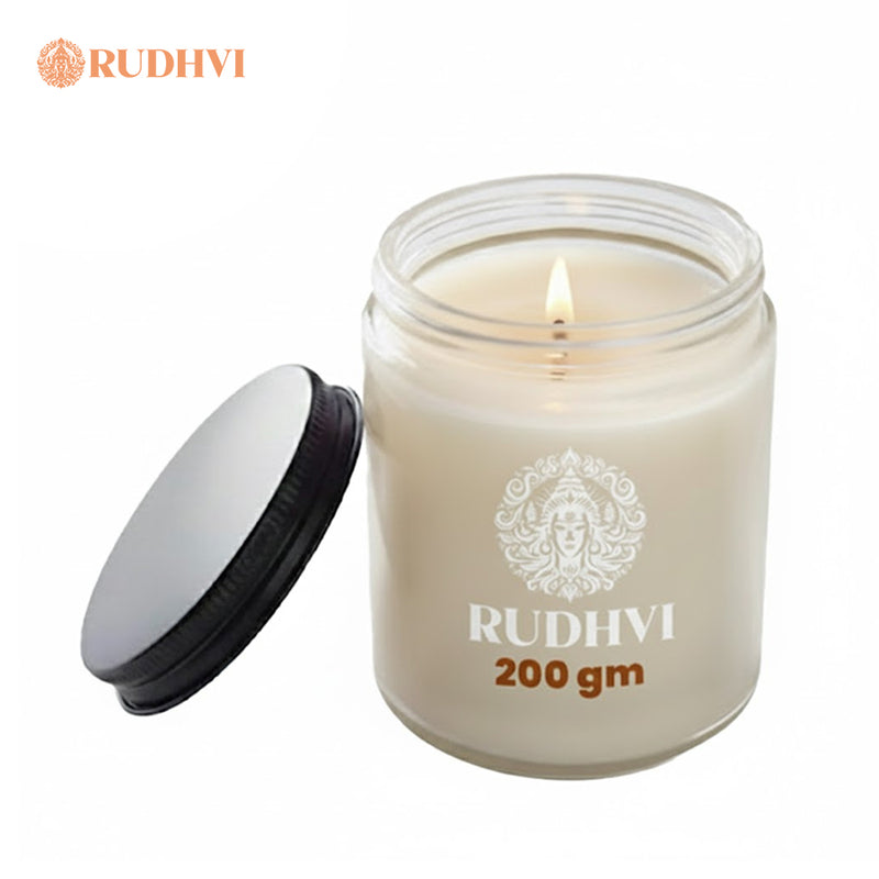 Vanilla Scented Candle – 100% Soy Wax Aromatherapy Candle