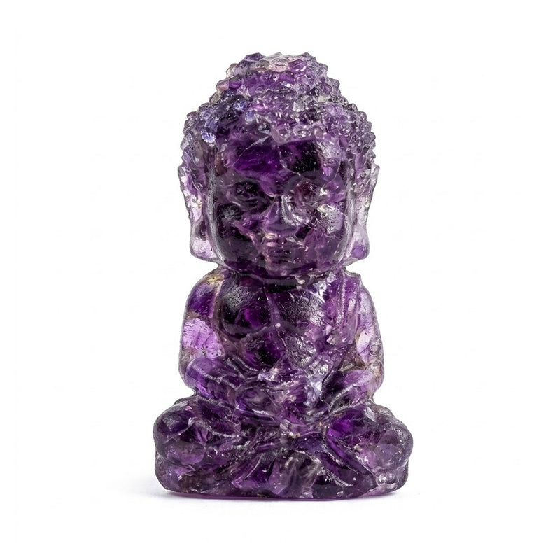 Vastu Amethyst Buddha Crystal Idol – Peace, Clarity & Spiritual Harmony