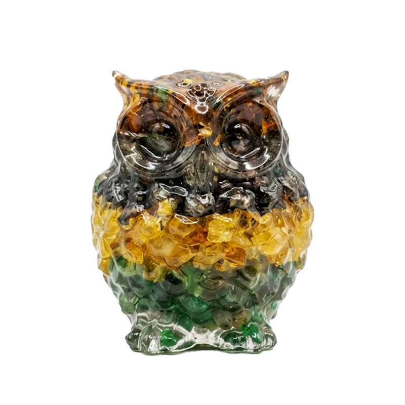 Vastu Dhan Yog Owl – Wealth Attraction & Prosperity Crystal Owl for Home & Office