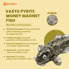 Vastu Pyrite Money Magnet Fish for Wealth, Prosperity & Financial Growth