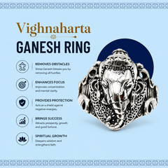 Vighnaharta Ganesh Ring – Obstacle Removal, Success & Divine Blessings