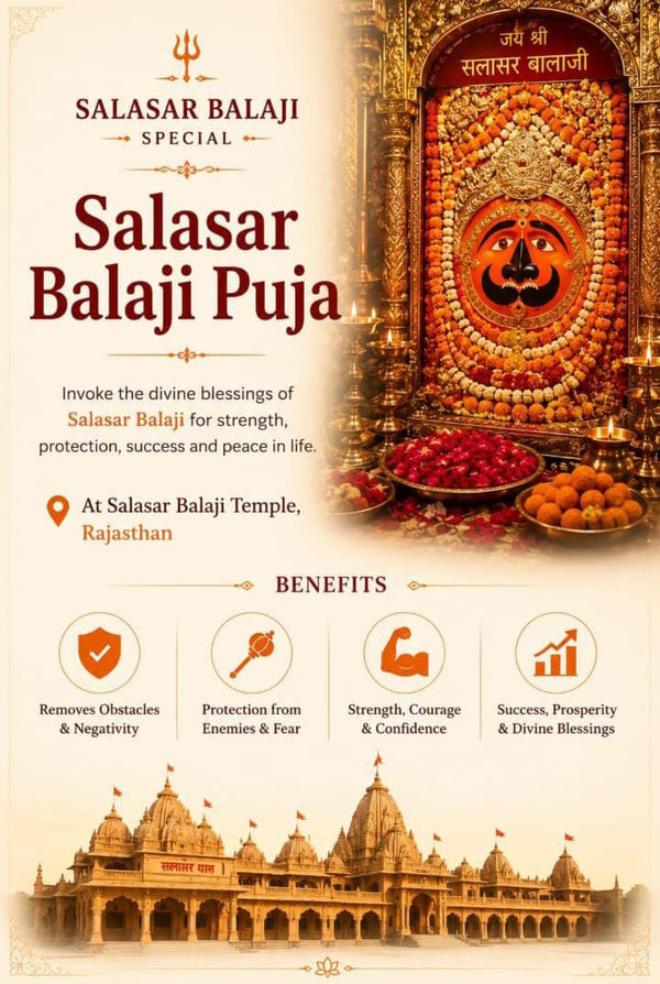 Salasar Balaji Puja Online | Salasar Balaji Temple, Rajasthan