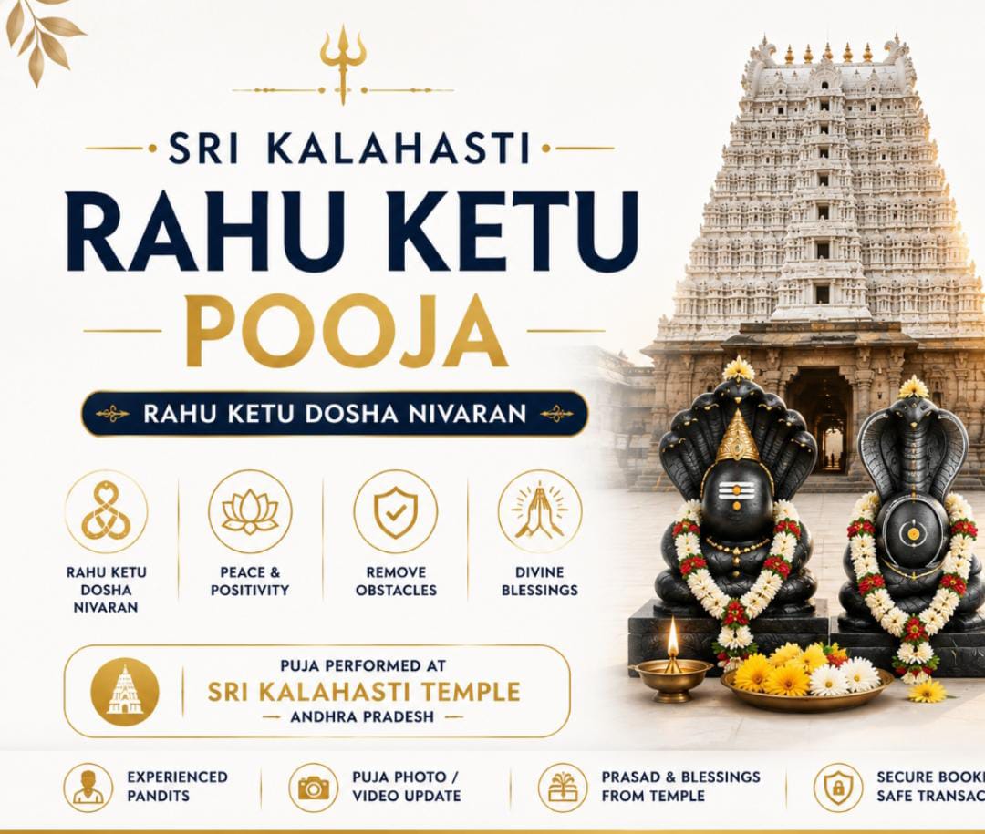 Sri Kalahasti Rahu Ketu Pooja Online | Rahu Ketu Dosha Nivaran