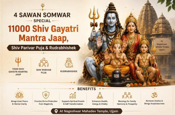 11000 Shiv Gayatri Mantra Jaap, Shiv Parivar Puja & Rudrabhishek | Ujjain