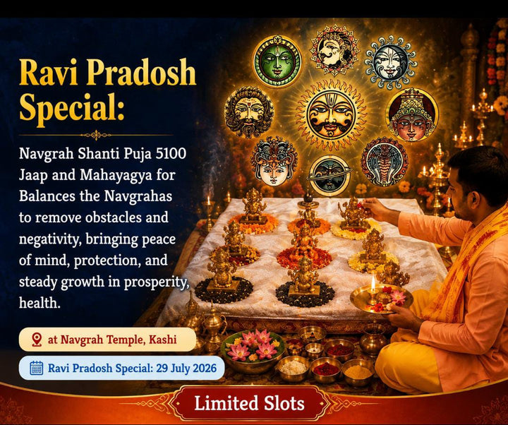 Ravi Pradosh Special Navgrah Shanti Puja | 5100 Jaap & Mahayagya at Kashi